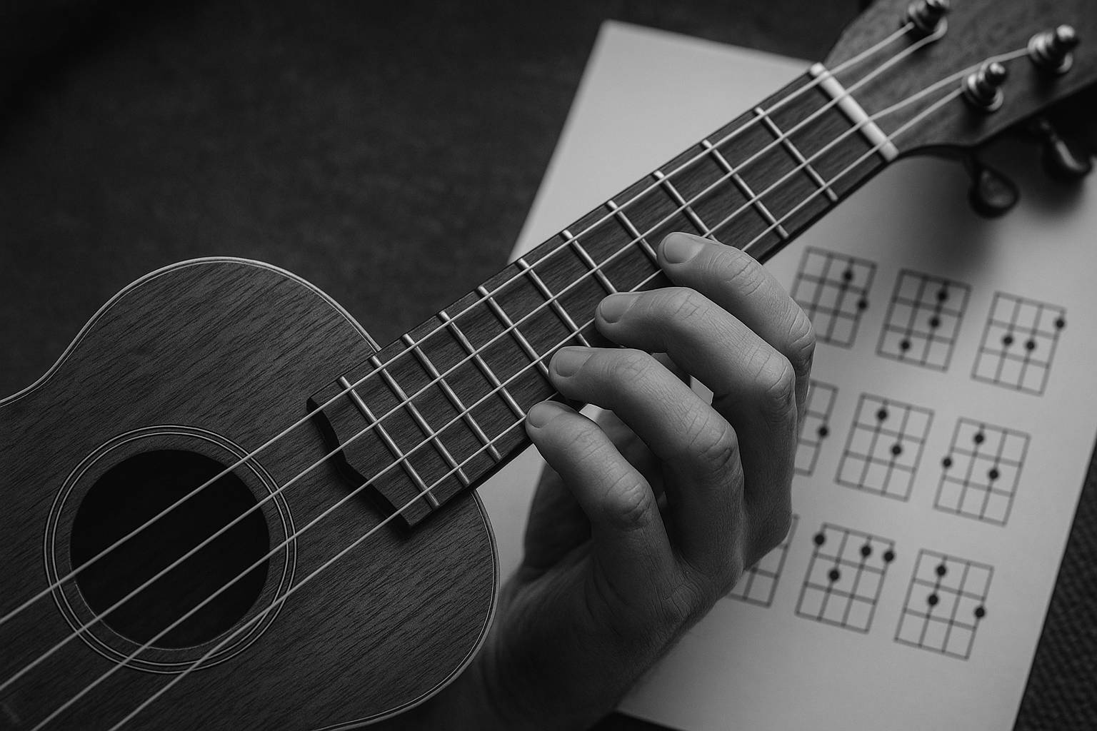 Comment lire une grille d’accords pour jouer vos morceaux préférés au ukulélé