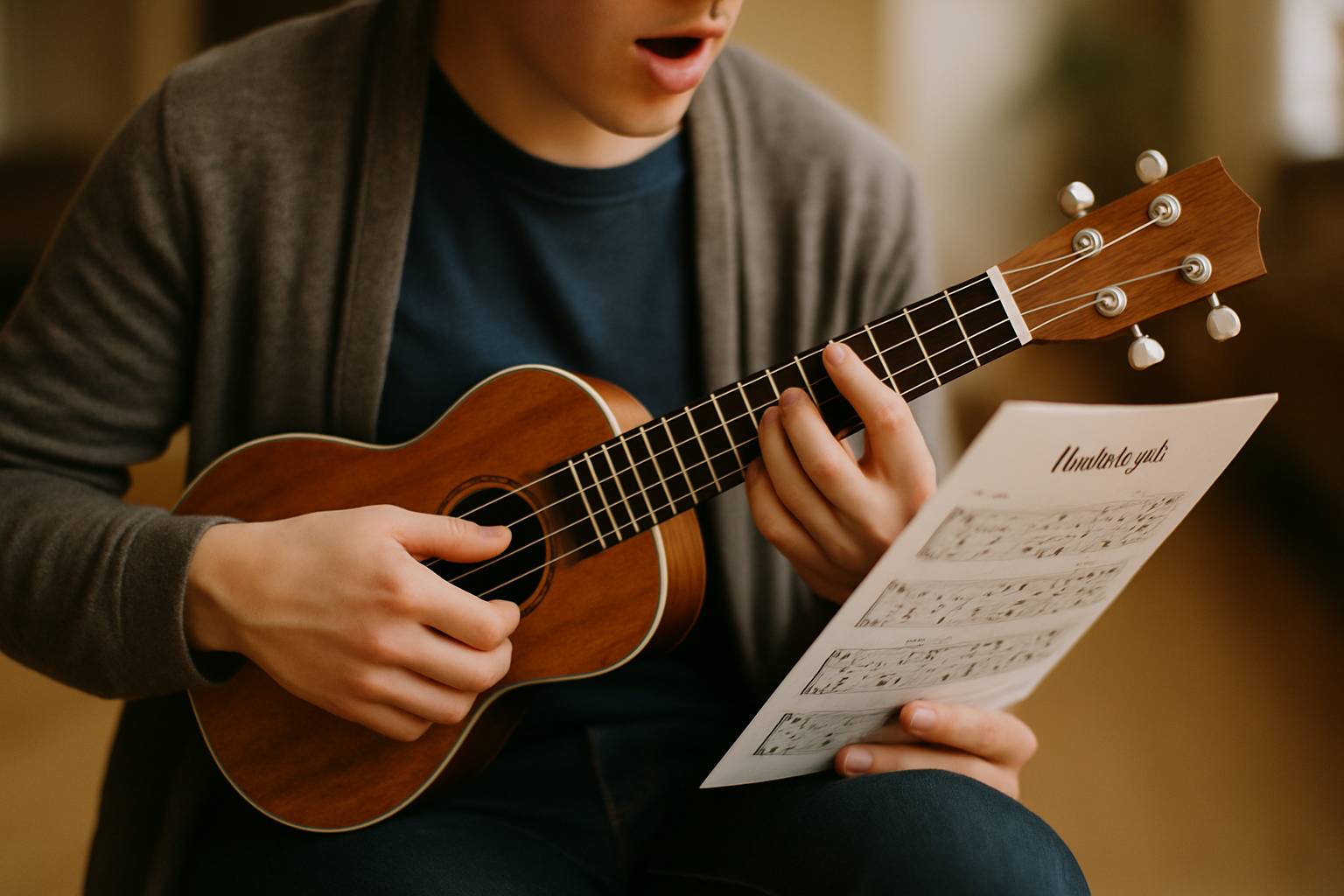 Comment jouer « hallelujah » au ukulélé
