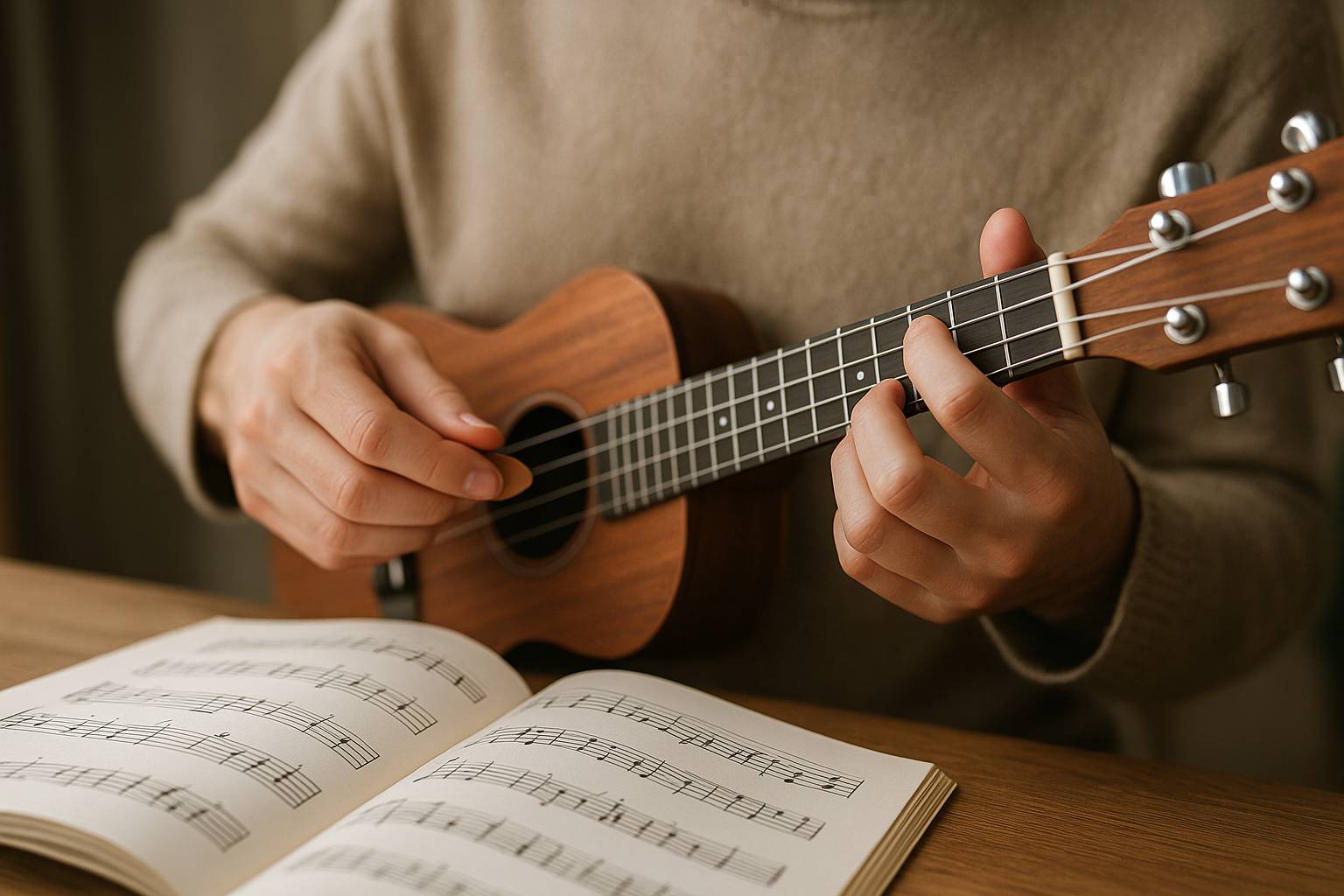 De la partition à la scène : comment préparer un morceau au ukulélé pour briller à chaque accord